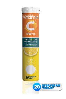 MDC Vitamin C & Çinko & Vitamin D 20 Efervesan Tablet - 1