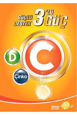 MDC Vitamin C & Çinko & Vitamin D 20 Efervesan Tablet - 2