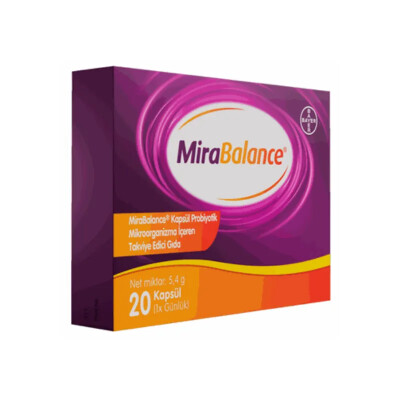 Mirabalance Adult Probiyotik 20 Kapsül - Bayer