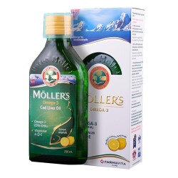 Möller's Omega 3 Takviye Edici Gıda Limonlu 250 ml - Mollers