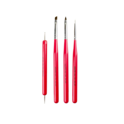 Nascita Nail Art Tırnak Süsleme Fırça Seti 4'lü - 07 - Nascita