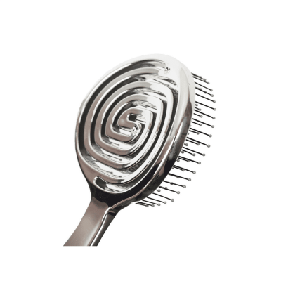 Nascita Pro 3D Flexi Kontrol Açma Tarama Saç Fırçası Gümüş - 35 - 2
