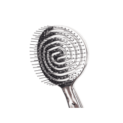 Nascita Pro 3D Flexi Kontrol Açma Tarama Saç Fırçası Gümüş - 35 - 3