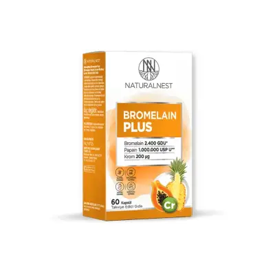 Naturalnest Bromelain Plus 60 Kapsül - 1