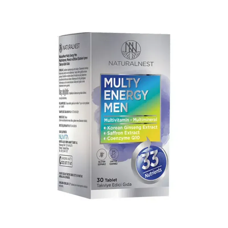 Naturalnest Multi Energy Men 30 Tablet -1