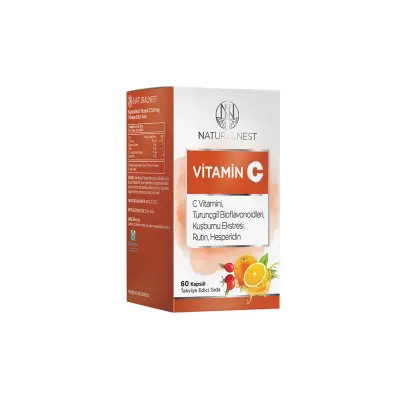 Naturalnest Vitamin C 500 Mg 60 Kapsül - 1