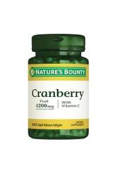 Natures Bounty Cranberry with Vitamin C 100 Kapsül - Nature's Bounty