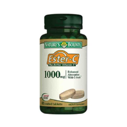 Natures Bounty Ester-C 1000 mg Vitamin C 60 Tablet - Nature's Bounty