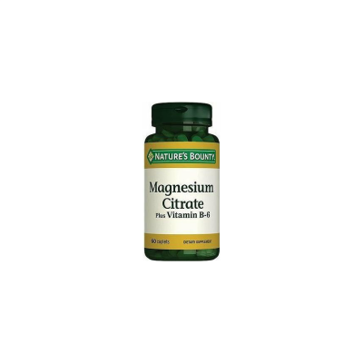 Nature's Bounty Magnesium Citrate Plus Vitamin B6 60 Tablet - 1