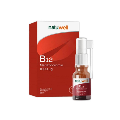 Natuwell B12 Dilaltı Sprey 10 ml (66 Puf) - 1