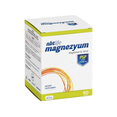 NBT Life Magnezyum ve P5P(Vitamin B6) 60 Kapsül - 1