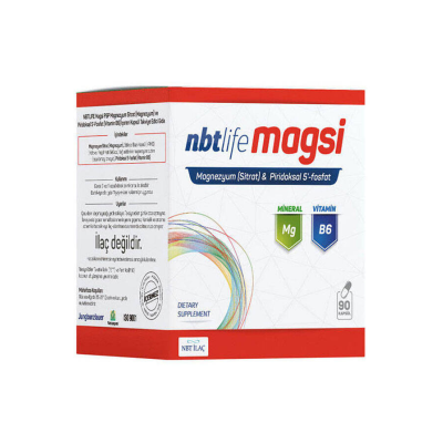 NBT Life Magsi Magnezyum ve B6 Vitamini 90 Kapsül - 2