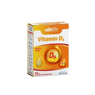 Nbt Life Vitamin D3 Damla 20 ml - 1