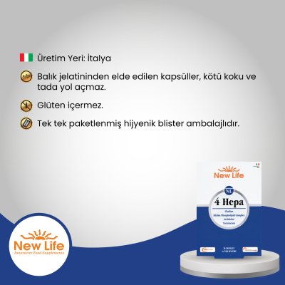 New Life 4 Hepa 30 Yumuşak Kapsül - 4