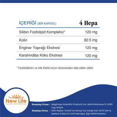 New Life 4 Hepa 30 Yumuşak Kapsül - 8