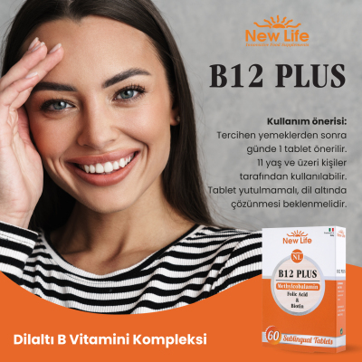 New Life B12 Plus 60 Tablet - 3