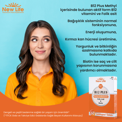 New Life B12 Plus 60 Tablet - 5