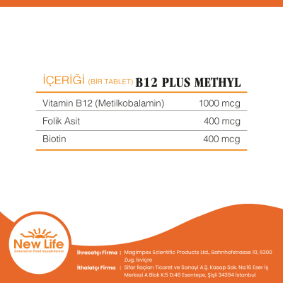 New Life B12 Plus 60 Tablet - 7