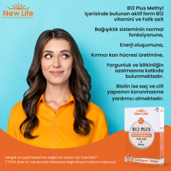 New Life B12 Plus 60 Tablet - 8