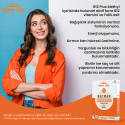 New Life B12 Plus 30 Tablet - 8