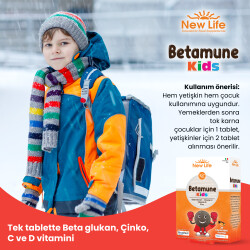 New Life Betamune Kids 30 Çiğneme Tableti - 4
