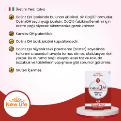 New Life CoEnz QH 100 mg 60 Yumuşak Kapsül - 7