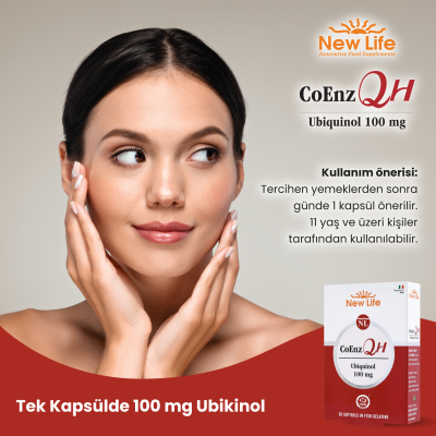 New Life Coenz Qh 100mg 30 Kapsül - 3