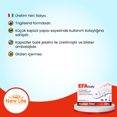 New Life Efa Daily 60 Kapsül Avantajlı Paket - 3