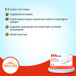 New Life Efa Daily Günlük Omega 3 670 mg 30 Kapsül - 3