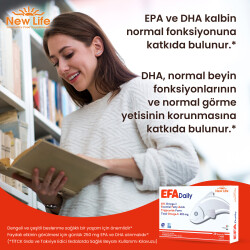 New Life Efa Daily Günlük Omega 3 670 mg 30 Kapsül - 6