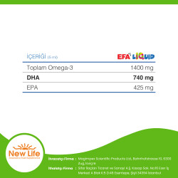 New Life EFA Liquid Tutti Frutti Balık Yağı Şurubu 150 ml - 2