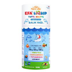 New Life EFA Liquid Tutti Frutti Balık Yağı Şurubu 150 ml - 1