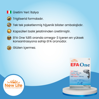 New Life Efa One Omega 3 45 Kapsül - 3