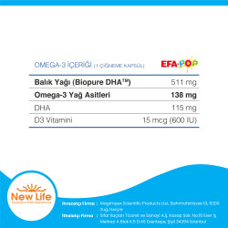 New Life Efa-Pop 60 Kapsül Avantajlı Paket - 3