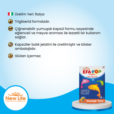 New Life Efa-Pop 60 Kapsül Avantajlı Paket - 2