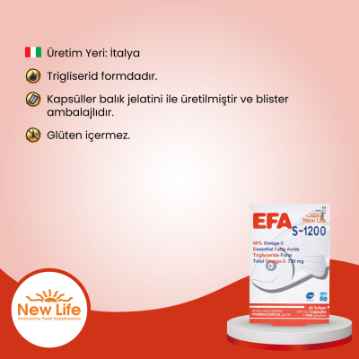 New Life Efa S-1200 Omega 3 45 Kapsul - 3