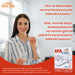 New Life Efa S-1200 Omega 3 45 Kapsul - 6