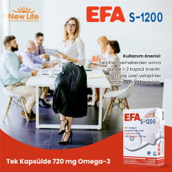 New Life Efa S-1200 Omega 3 45 Kapsul - 12