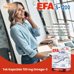 New Life Efa S-1200 Omega 3 90 Kapsül - 3