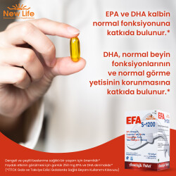 New Life Efa S-1200 Omega 3 90 Kapsül - 10