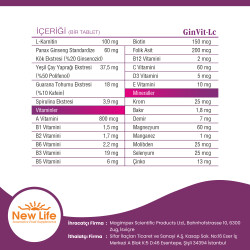 New Life GinVit-Lc 30 Tablet - 3