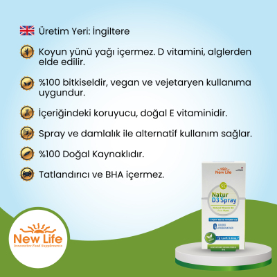 New Life Natur D3 Spray 400IU 10 ml - 3