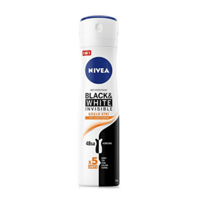 Nivea Black & White Invisible Güçlü Etki Kadın Sprey Deodorant 150 ml - 1