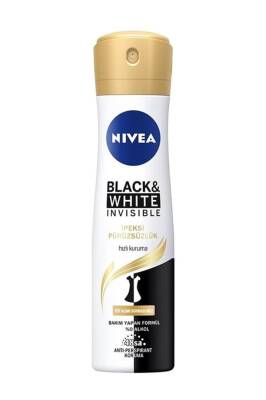 Nivea Black&White Invisible İpeksi Pürüzsüzlük Deodorant 150ml - 1