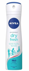 Nivea Dry Fresh Kadın Sprey Deodorant 150 ml - Nivea