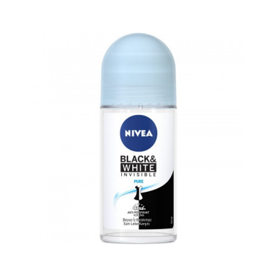 Nivea Invisible Black & White Pure Roll-On 50 ml - 1