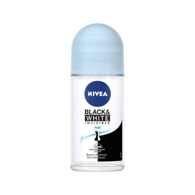 Nivea Invisible Black & White Pure Roll-On 50 ml - 2