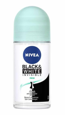 Nivea Invisible For Black&White Roll On Kadın Fresh 50ml - 1