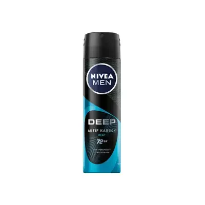 Nivea Men Deep Beat Sprey Deodorant 150 ml - Nivea