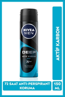 Nivea Men Deep Beat Sprey Deodorant 150 ml - 2